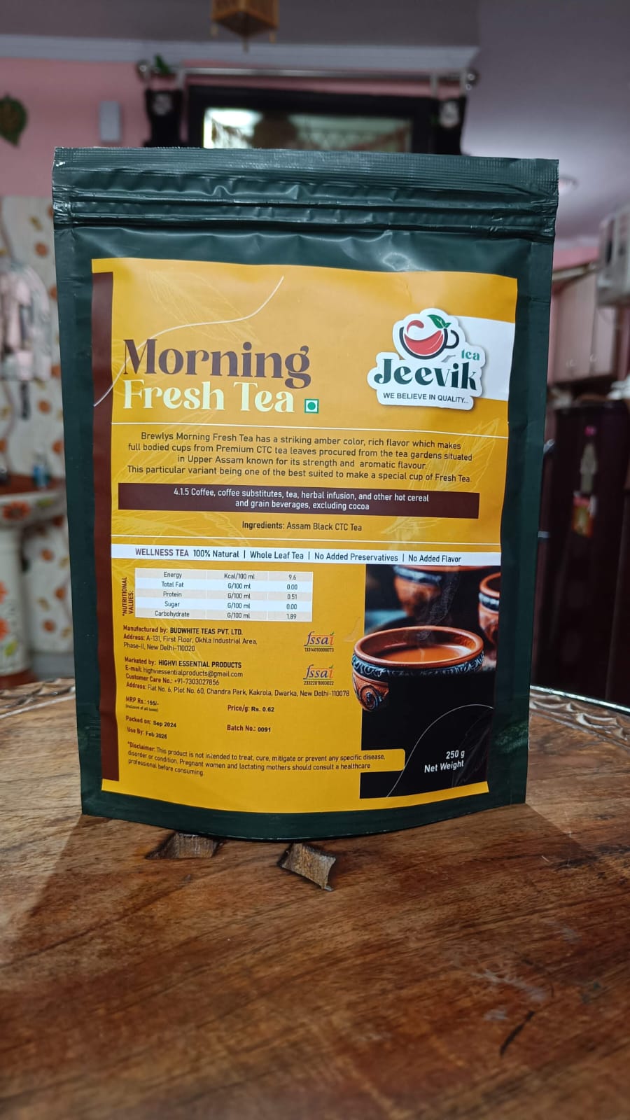 Jeevik Morning Fresh Tea pack
